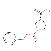 1217835-98-7 benzyl (3R)-3-carbamoylpyrrolidine-1-carboxylate chemical structure