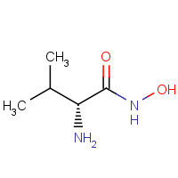 16298-06-9 (2R)-2-amino-N-hydroxy-3-methylbutanamide chemical structure