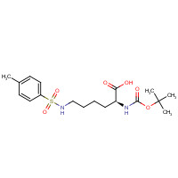 13734-29-7 (2S)-6-[(4-methylphenyl)sulfonylamino]-2-[(2-methylpropan-2-yl)oxycarbonylamino]hexanoic acid chemical structure