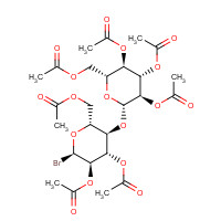 14227-66-8 [(2R,3R,4S,5R,6S)-3,4,5-triacetyloxy-6-[(2R,3R,4S,5R,6R)-4,5-diacetyloxy-2-(acetyloxymethyl)-6-bromooxan-3-yl]oxyoxan-2-yl]methyl acetate chemical structure