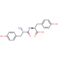 1050-28-8 (2S)-2-[[(2S)-2-amino-3-(4-hydroxyphenyl)propanoyl]amino]-3-(4-hydroxyphenyl)propanoic acid chemical structure