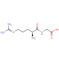 108347-93-9 2-[[(2S)-2-amino-5-(diaminomethylideneamino)pentanoyl]amino]acetic acid chemical structure