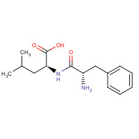 3303-55-7 (2S)-2-[[(2S)-2-amino-3-phenylpropanoyl]amino]-4-methylpentanoic acid chemical structure