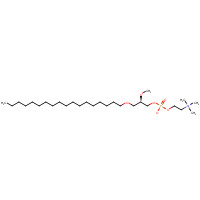 70641-51-9 [(2R)-2-methoxy-3-octadecoxypropyl] 2-(trimethylazaniumyl)ethyl phosphate chemical structure