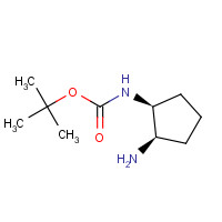 445479-01-6 tert-butyl N-[(1S,2R)-2-aminocyclopentyl]carbamate chemical structure