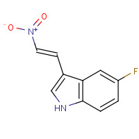 208645-53-8 5-fluoro-3-[(E)-2-nitroethenyl]-1H-indole chemical structure