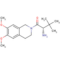 760165-36-4 (2S)-2-amino-1-(6,7-dimethoxy-3,4-dihydro-1H-isoquinolin-2-yl)-3,3-dimethylbutan-1-one chemical structure