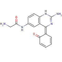 1169846-45-0 2-amino-N-[(4E)-2-amino-4-(6-oxocyclohexa-2,4-dien-1-ylidene)-1H-quinazolin-6-yl]acetamide chemical structure