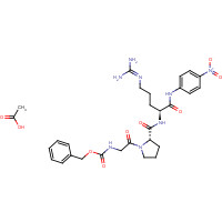 102679-70-9 acetic acid;benzyl N-[2-[(2S)-2-[[(2S)-5-(diaminomethylideneamino)-1-(4-nitroanilino)-1-oxopentan-2-yl]carbamoyl]pyrrolidin-1-yl]-2-oxoethyl]carbamate chemical structure