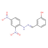 1160-77-6 3-[(E)-[(2,4-dinitrophenyl)hydrazinylidene]methyl]phenol chemical structure