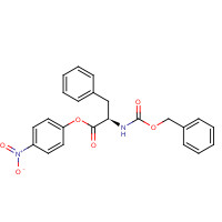 2578-85-0 (4-nitrophenyl) (2R)-3-phenyl-2-(phenylmethoxycarbonylamino)propanoate chemical structure