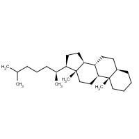 41083-75-4 (5R,8R,9S,10S,13R,14S,17R)-10,13-dimethyl-17-[(2S)-6-methylheptan-2-yl]-2,3,4,5,6,7,8,9,11,12,14,15,16,17-tetradecahydro-1H-cyclopenta[a]phenanthrene chemical structure
