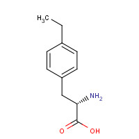 4313-70-6 (2S)-2-amino-3-(4-ethylphenyl)propanoic acid chemical structure
