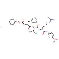 69716-00-3 benzyl N-[(2S)-1-[[(2S)-1-[[(2S)-5-(diaminomethylideneamino)-1-(4-nitroanilino)-1-oxopentan-2-yl]amino]-3-methyl-1-oxobutan-2-yl]amino]-1-oxo-3-phenylpropan-2-yl]carbamate;hydrochloride chemical structure