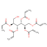 53123-67-4 [(2R,3R,4R,5S)-6-hydroxy-2,3,4,5-tetra(prop-2-enoyloxy)hexyl] prop-2-enoate chemical structure