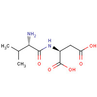 20556-16-5 (2S)-2-[[(2S)-2-amino-3-methylbutanoyl]amino]butanedioic acid chemical structure