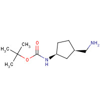 774213-03-5 tert-butyl N-[(1S,3R)-3-(aminomethyl)cyclopentyl]carbamate chemical structure