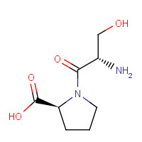23827-93-2 (2S)-1-[(2S)-2-amino-3-hydroxypropanoyl]pyrrolidine-2-carboxylic acid chemical structure