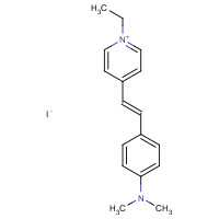 29519-52-6 4-[(E)-2-(1-ethylpyridin-1-ium-4-yl)ethenyl]-N,N-dimethylaniline;iodide chemical structure