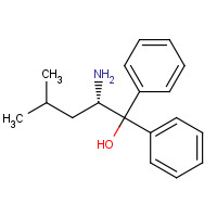 78603-97-1 (2S)-2-amino-4-methyl-1,1-diphenylpentan-1-ol chemical structure