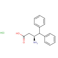 544455-95-0 (3S)-3-amino-4,4-diphenylbutanoic acid;hydrochloride chemical structure
