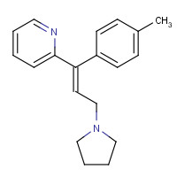 486-12-4 2-[(E)-1-(4-methylphenyl)-3-pyrrolidin-1-ylprop-1-enyl]pyridine chemical structure