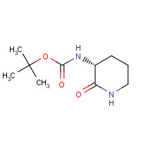 221874-51-7 tert-butyl N-[(3R)-2-oxopiperidin-3-yl]carbamate chemical structure