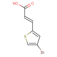 144558-44-1 (E)-3-(4-bromothiophen-2-yl)prop-2-enoic acid chemical structure