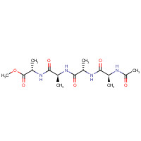 30802-29-0 methyl (2S)-2-[[(2S)-2-[[(2S)-2-[[(2S)-2-acetamidopropanoyl]amino]propanoyl]amino]propanoyl]amino]propanoate chemical structure