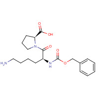 42001-60-5 (2S)-1-[(2S)-6-amino-2-(phenylmethoxycarbonylamino)hexanoyl]pyrrolidine-2-carboxylic acid chemical structure