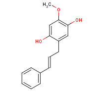 24126-85-0 2-methoxy-5-[(E)-3-phenylprop-2-enyl]benzene-1,4-diol chemical structure