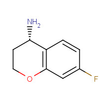 1018978-91-0 (4S)-7-fluoro-3,4-dihydro-2H-chromen-4-amine chemical structure