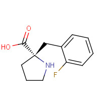 1048028-91-6 (2S)-2-[(2-fluorophenyl)methyl]pyrrolidine-2-carboxylic acid chemical structure