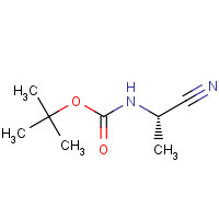 130013-83-1 tert-butyl N-[(1S)-1-cyanoethyl]carbamate chemical structure