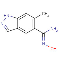 1312008-88-0 N'-hydroxy-6-methyl-1H-indazole-5-carboximidamide chemical structure