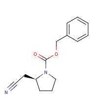 72500-25-5 benzyl (2S)-2-(cyanomethyl)pyrrolidine-1-carboxylate chemical structure