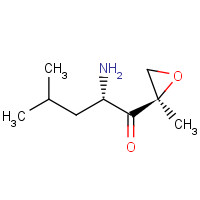 247068-84-4 (2S)-2-amino-4-methyl-1-[(2R)-2-methyloxiran-2-yl]pentan-1-one chemical structure