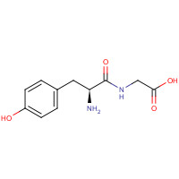 673-08-5 2-[[(2S)-2-amino-3-(4-hydroxyphenyl)propanoyl]amino]acetic acid chemical structure