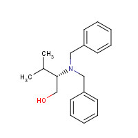 111060-54-9 (2S)-2-(dibenzylamino)-3-methylbutan-1-ol chemical structure