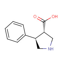 1049984-33-9 (3S,4R)-4-phenylpyrrolidine-3-carboxylic acid chemical structure