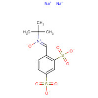 168021-79-2 disodium;4-[(Z)-[tert-butyl(oxido)azaniumylidene]methyl]benzene-1,3-disulfonate chemical structure
