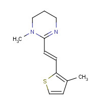 20574-50-9 1-methyl-2-[(E)-2-(3-methylthiophen-2-yl)ethenyl]-5,6-dihydro-4H-pyrimidine chemical structure