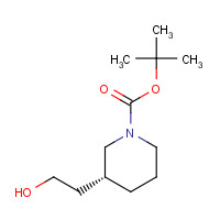 389889-62-7 tert-butyl (3R)-3-(2-hydroxyethyl)piperidine-1-carboxylate chemical structure