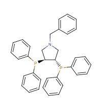 156517-64-5 [(3S,4S)-1-benzyl-4-diphenylphosphanylpyrrolidin-3-yl]-diphenylphosphane chemical structure