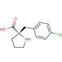 1048028-98-3 (2S)-2-[(4-chlorophenyl)methyl]pyrrolidine-2-carboxylic acid chemical structure