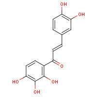 484-76-4 (E)-3-(3,4-dihydroxyphenyl)-1-(2,3,4-trihydroxyphenyl)prop-2-en-1-one chemical structure