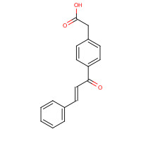 3645-69-0 2-[4-[(E)-3-phenylprop-2-enoyl]phenyl]acetic acid chemical structure