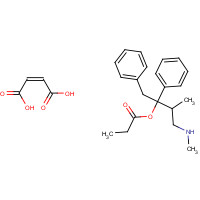 159208-83-0 (Z)-but-2-enedioic acid;[3-methyl-4-(methylamino)-1,2-diphenylbutan-2-yl] propanoate chemical structure