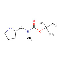 172477-91-7 tert-butyl N-methyl-N-[[(2S)-pyrrolidin-2-yl]methyl]carbamate chemical structure