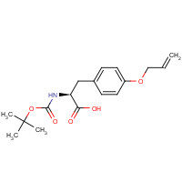 127132-38-1 (2S)-2-[(2-methylpropan-2-yl)oxycarbonylamino]-3-(4-prop-2-enoxyphenyl)propanoic acid chemical structure